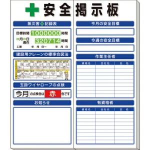 ユニット ◎安全掲示板(小)標準タイプ ( 313-941A ) ユニット(株) (メーカー取寄)｜orangetool