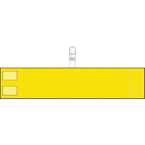 【SALE価格】ユニット 腕章 クリップタイプ(黄) ( 848-67A )