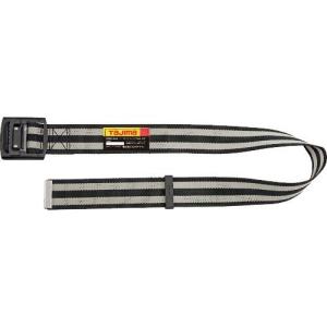【SALE価格】タジマ 胴ベルト アルミワンフィンガー黒バックルボーダー柄 ボーダー白 Sサイズ ( BAS110-BWH ) (株)TJMデザイン｜orangetool