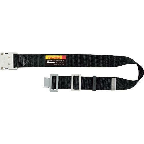 【SALE価格】タジマ 胴ベルト アルミワンタッチバックル 黒 Sサイズ ( BWS110-BK )