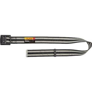【SALE価格】タジマ 胴ベルト アルミワンフィンガー黒バックルボーダー柄 ボーダー白 Mサイズ ( BAM125-BWH ) (株)TJMデザイン｜orangetool