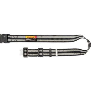 【SALE価格】タジマ 胴ベルト アルミワンタッチ黒バックルボーダー柄 ボーダー白 Lサイズ ( BWL145-BWH ) (株)TJMデザイン｜orangetool