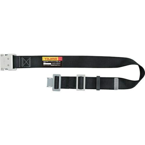 【SALE価格】タジマ 胴ベルト アルミワンタッチバックル 黒 Mサイズ ( BWM125-BK )...