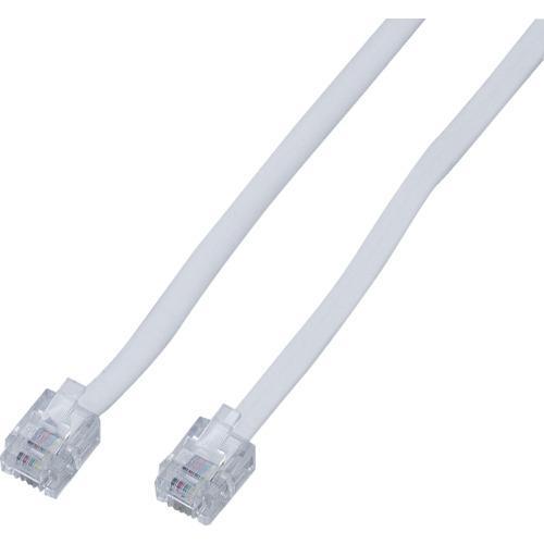 ELPA テレホンコード6極2/4芯 1m ( TEW-T010 )