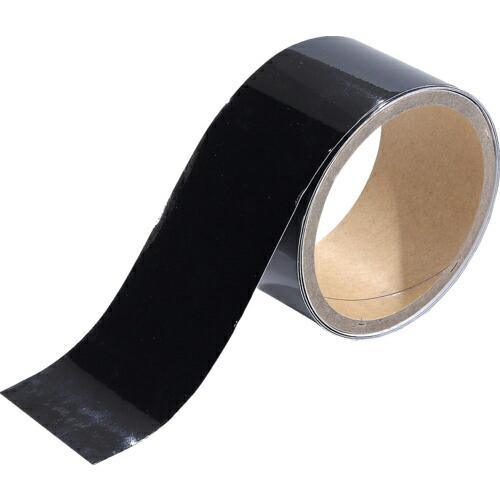 WAKI 黒い反射テープ 50mm×1m ( AHW-302 ) 和気産業(株)