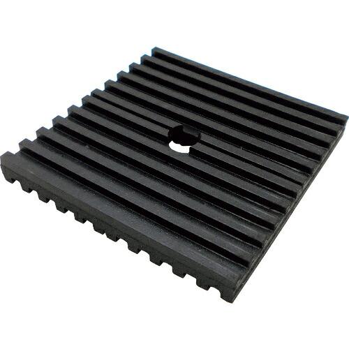 WAKI 防振ゴム穴あき 10x100x100MM ( BGH-02 ) (メーカー取寄)