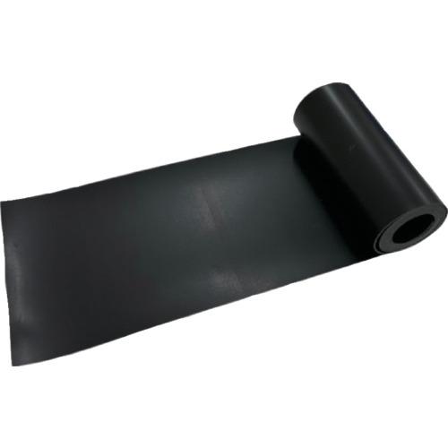 WAKI ゴムロール  5X100X1M クロ  ( GR-14 )