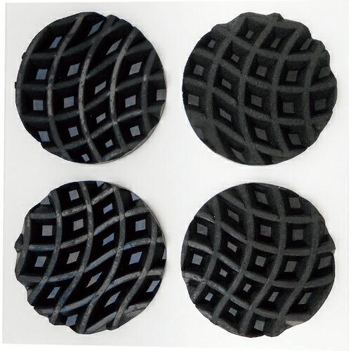 WAKI 粘着W波ゴムクッション 4個入り ( EGW-002 ) 和気産業(株) (メーカー取寄)