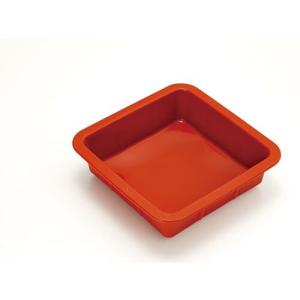 TRUSCO 【売切廃番】シリコーントレイ角型 内径105X105XH34 ( SLTS-105105 ) トラスコ中山(株)｜orangetool