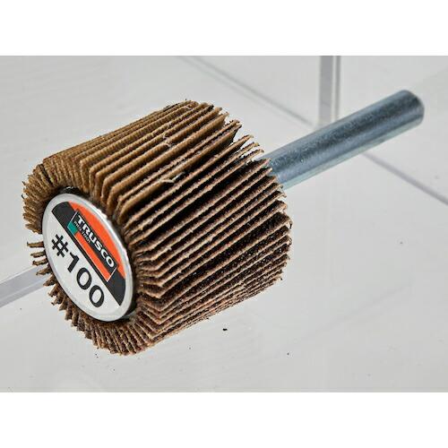TRUSCO ミラクルフラップホイール 外径30X厚25X軸6 5個入 #150 150# ( MR...