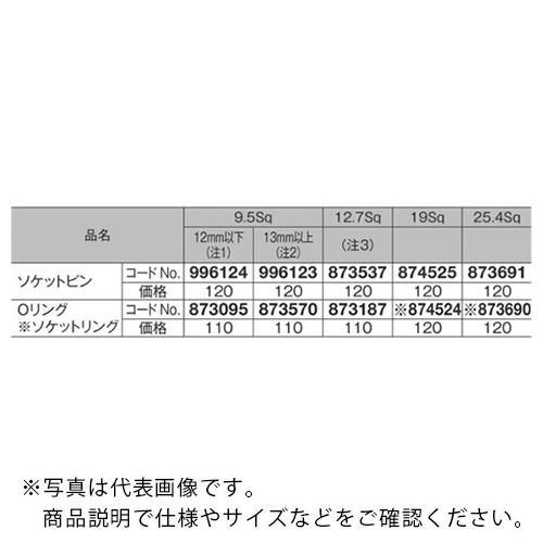 HiKOKI 19.0角用ソケットピン ( 874-525 )