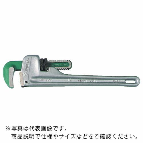 スーパー アルミ製ストレートパイプレンチ(被覆管専用)本体全長:725 ( AP900N ) (株)...