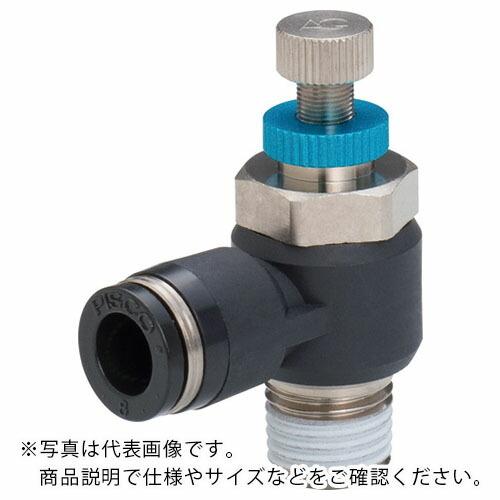 PISCO スピードコントローラ大流量タイプ エルボ ( JSC10-03AH ) (メーカー取寄)