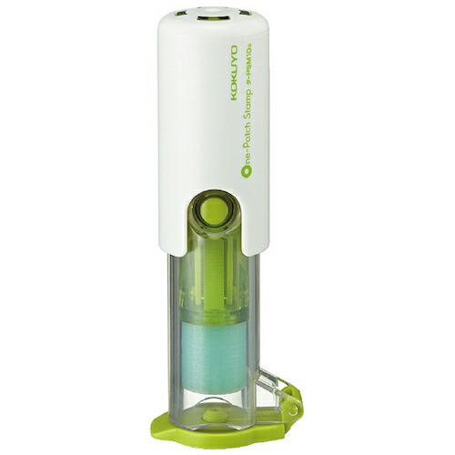 KOKUYO ビニールパッチホルダー〈ワンパッチスタンプ〉緑 タ-PSM10G ( 42090526...
