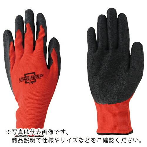川西 マッドグリップ レッド Mサイズ 10双入り ( 2638RM ) 川西工業(株)