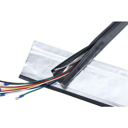 TRUSCO ( トラスコ中山 )　電磁波シールド結束チューブ　ジッパータイプ　１５Φ１０ｍ ( S...