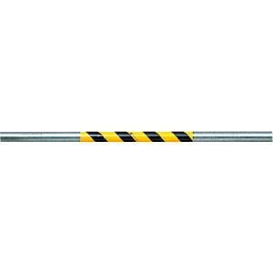 ユニット 単管用カバー サントラスリット(黄黒)50cm(5本1組) ( 374-712 ) ユニット(株) (メーカー取寄)｜orangetool
