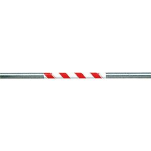 ユニット 単管用カバー サントラスリット(紅白)50cm5本1組 ( 374-716 ) ユニット(株) (メーカー取寄)｜orangetool
