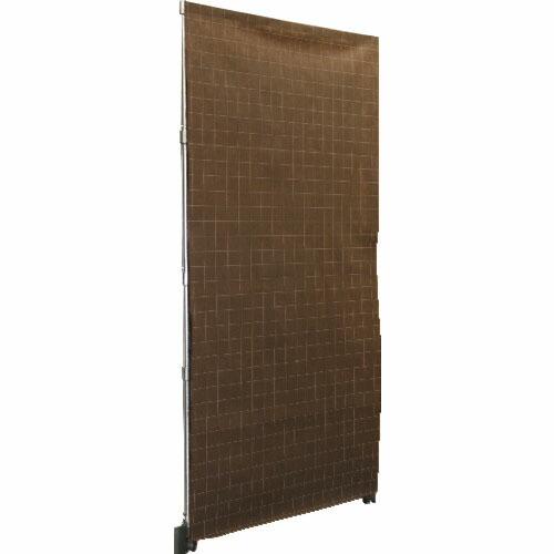 TRUSCO マグネット式目隠しカーテン 900X1800mm ブラウン ( BC9018A-BR ...