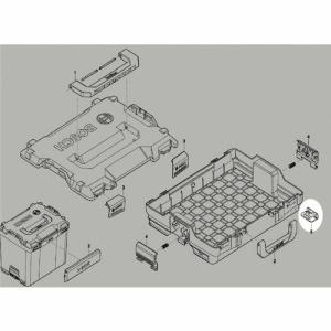 ボッシュ L-BOXX(エルボックス)交換用スタッキング ( 1600A0192D )｜orangetool