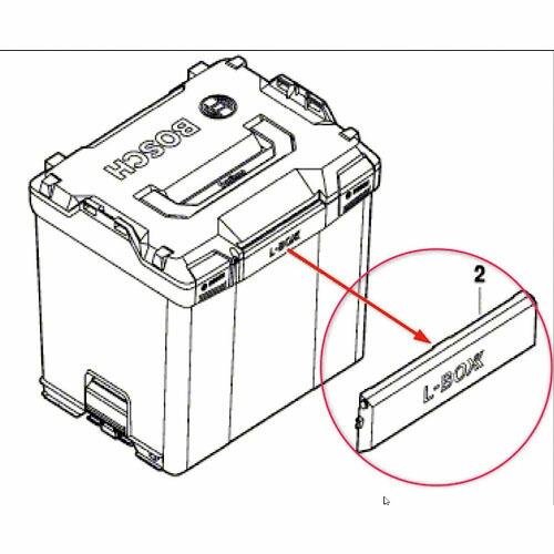 ボッシュ L-BOXX(エルボックス)交換用フロントハンドル ( 1600A0192F )