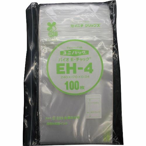 セイニチ 「ユニパック」バイオEチャック規格品(チャック付ポリエチレン袋) EH-4 240×170...