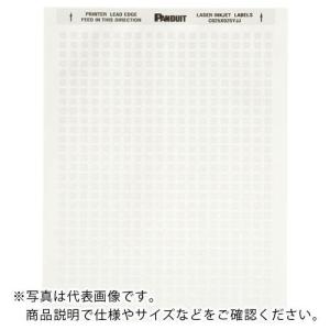 PANDUIT レーザープリンター用ラベル コンポーネントラベル 幅 38.1mm x 高さ19.1mm ポリエステル 白 2500 枚入り.  ( C150X075YJJ )｜orangetool
