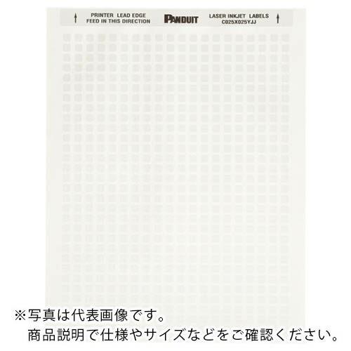 PANDUIT レーザープリンター用ラベル コンポーネントラベル 幅76.2mm x 高さ25.4m...