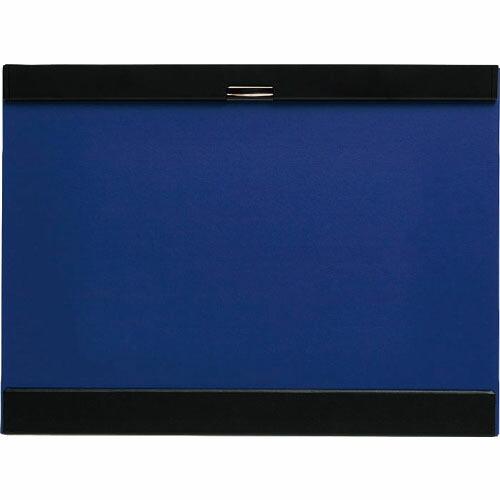 KING JIM クリツプボ-ド マグフラツプ A3 青 長辺とじ 収納約30枚 背面・底面フラップ...
