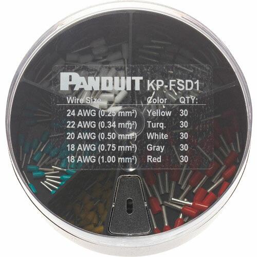 PANDUIT 絶縁付フェルール端子(SingleWire DIN規格)キット   ( KP-FSD...