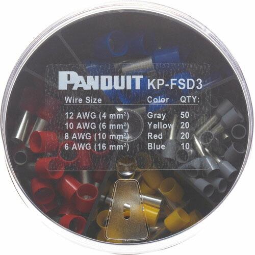 PANDUIT 絶縁付フェルール端子(SingleWire DIN規格)キット   ( KP-FSD...
