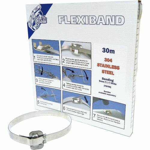 JUBILEE フレキシバンド ステンレス304 9mm ( FB09B ) JUBILEE社