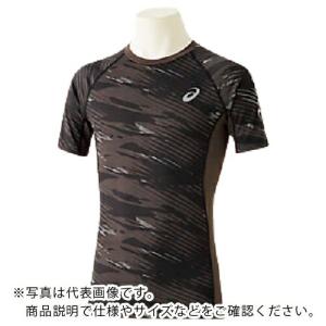 ASICS 【売切廃番】ウィンジョブハーフスリーブシャツ パフォーマンスブラック/ダークグレー S ( 2271A040.001-S )｜orangetool