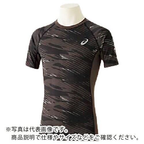 ASICS 【売切廃番】ウィンジョブハーフスリーブシャツ パフォーマンスブラック/ダークグレー M ...
