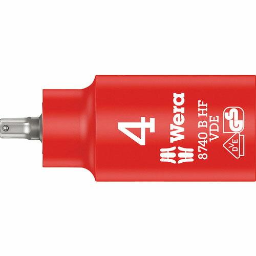 Wera 8740 B VDE 絶縁ホールディングファンションビットソケット SW 4.0 ( 00...