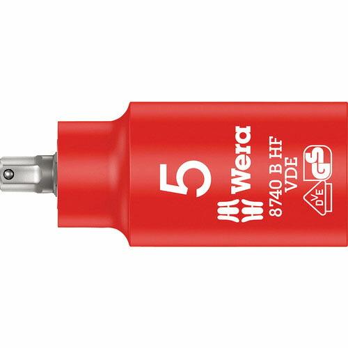 Wera 8740 B VDE 絶縁ホールディングファンションビットソケット SW 5.0 ( 00...
