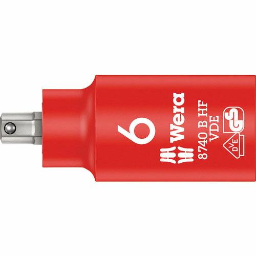 Wera 8740 B VDE 絶縁ホールディングファンションビットソケット SW 6.0 ( 00...