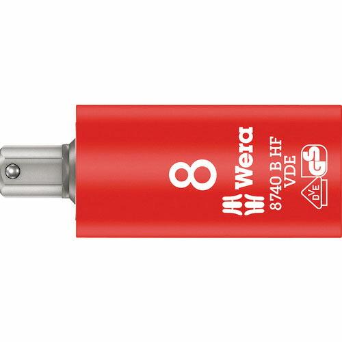 Wera 8740 B VDE 絶縁ホールディングファンションビットソケット SW 8.0 ( 00...