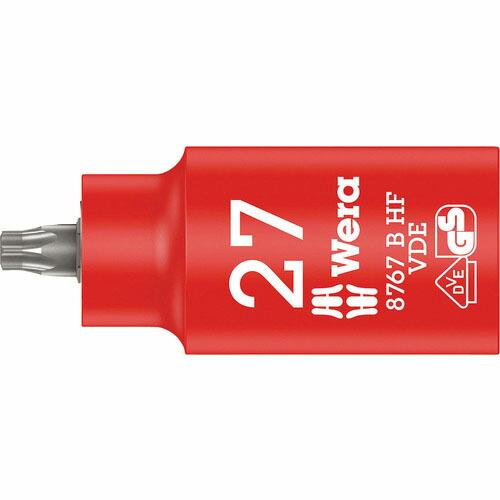 Wera 8767 B VDE 絶縁ホールディングファンションビットソケット TX 27 ( 004...
