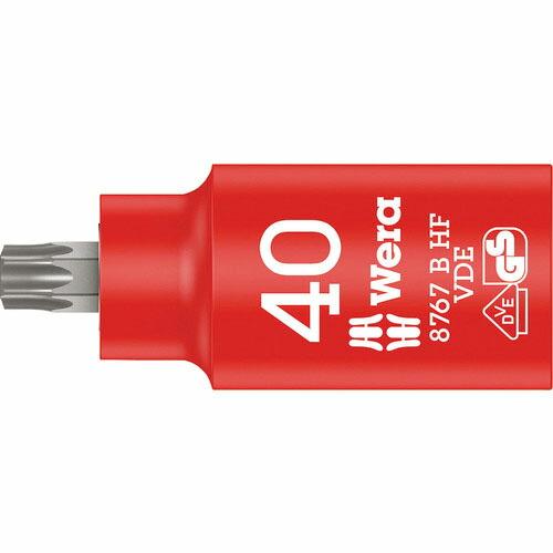 Wera 8767 B VDE 絶縁ホールディングファンションビットソケット TX 40 ( 004...