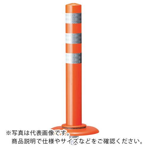 積水 車線分離標 ポールコーン プラス PK 一本脚 防汚・防カビタイプ 赤 ( PC-80PKRW...