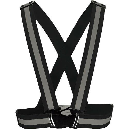 TRUSCO 伸縮安全ベスト ブラック ( TGV40-BK ) トラスコ中山(株)