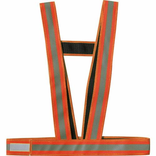 ミズケイ 防炎加工タスキ型安全ベスト「防炎強」&lt;オレンジ&gt; ( 5920105 )