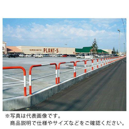 積水 セイフテイパイプ 赤/白 支柱間隔=1500 H=800 ( TP-8P2-15R ) 積水樹...