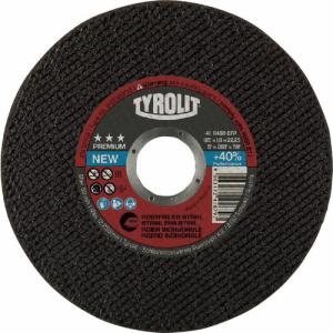 TYROLIT 切断砥石 プレミアムタイプ 125X1.6X22.23mm ( 34332805 ) TYROLIT社｜orangetool