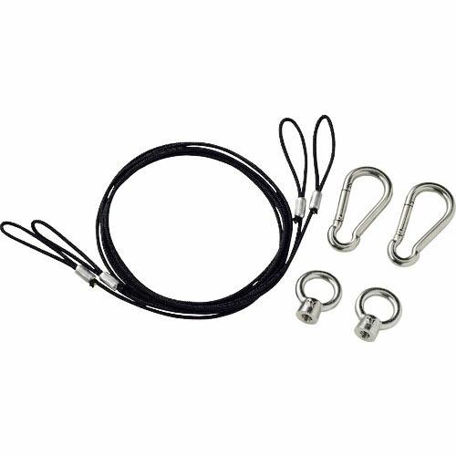 ハミレックス ディスプレイ金具用オプション 転倒防止補助ロープ ( QP-R25 ) ハヤミ工産(株...
