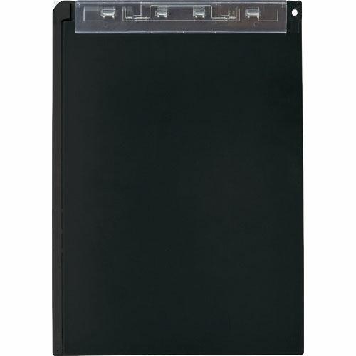 LIHIT クリップボード(スタンド付) 黒 幅226×高さ319mm ( A5167-24 )