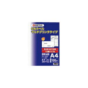 JTX 46528)OAマルチラベルA 12面100枚 ( A128J ) プラス(株) (メーカー...