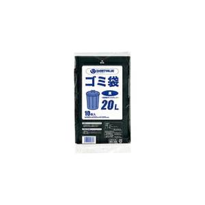 JTX 861309)ゴミ袋LDD 黒 20L10枚  ( N210J-20 ) プラス(株)