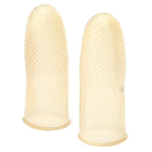 PLUS 35968)指サック アメ色 M  100個入 ( KM-102H ) プラス(株)